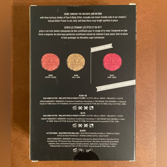 NYX Face and Body Glitter Kit NWT 🎉HP x4🎉 Professional Makeup Glitter Goals - Picture 2 of 2